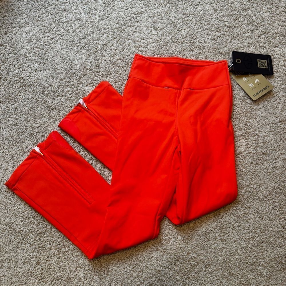 Goldbergh Kate Ski Pants Pippa Orange NWT Waterproof size US 6 - Picture 2 of 9